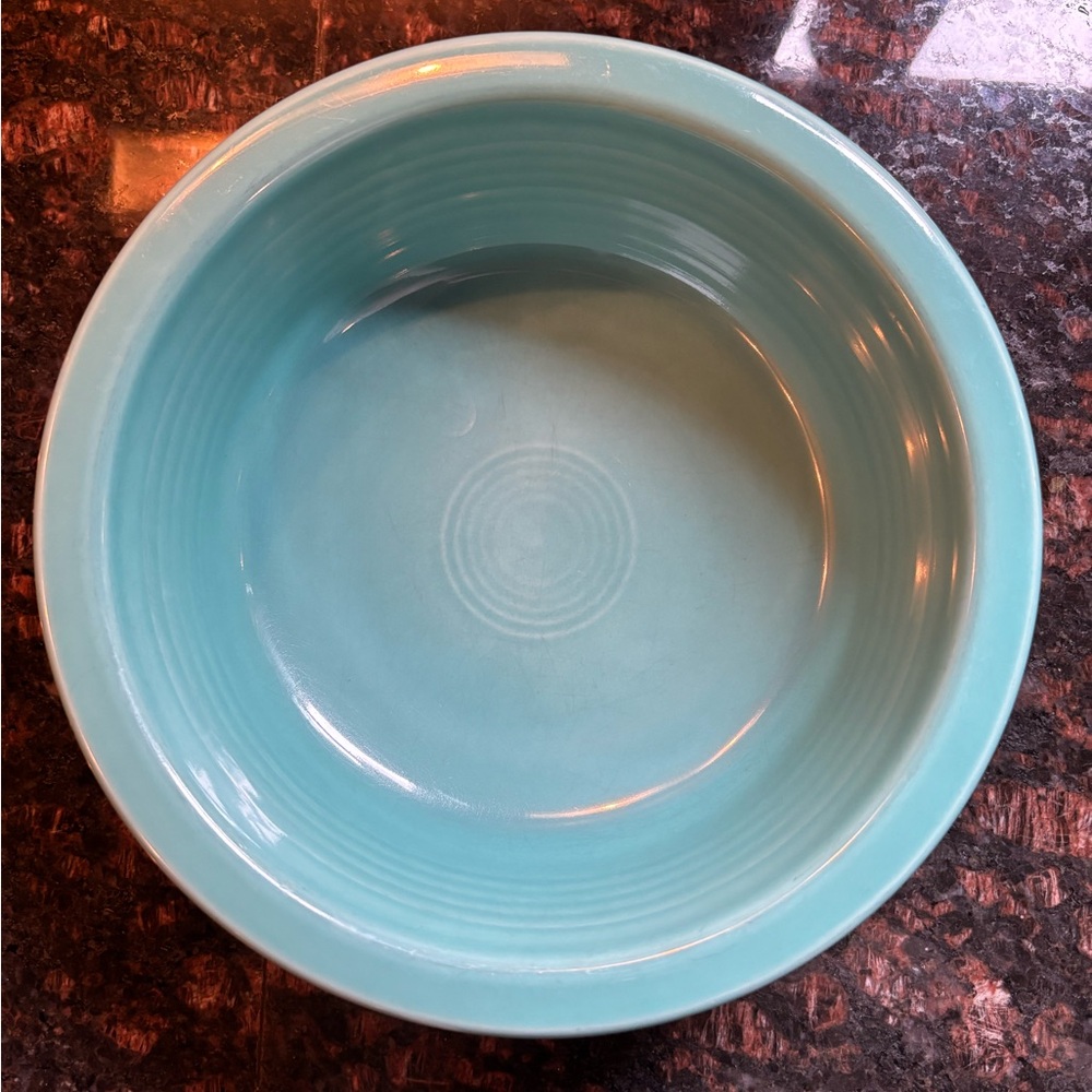 Fiesta Peacock Large Pasta/Soup Bowl - Picture 2 of 4
